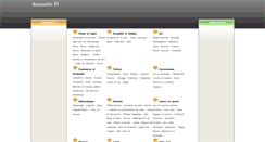 Desktop Screenshot of annuaire-pr.com