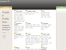 Tablet Screenshot of annuaire-pr.com